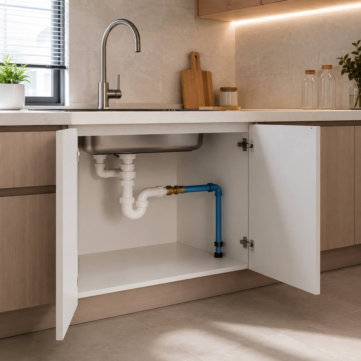 Cabinet Water Boosting System