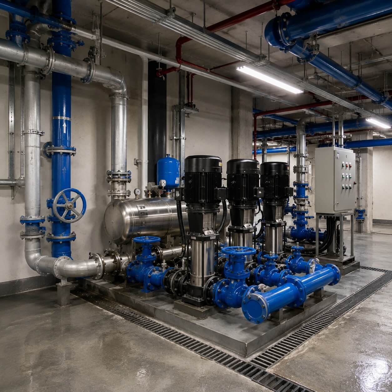 Building Pressure Boosting Station