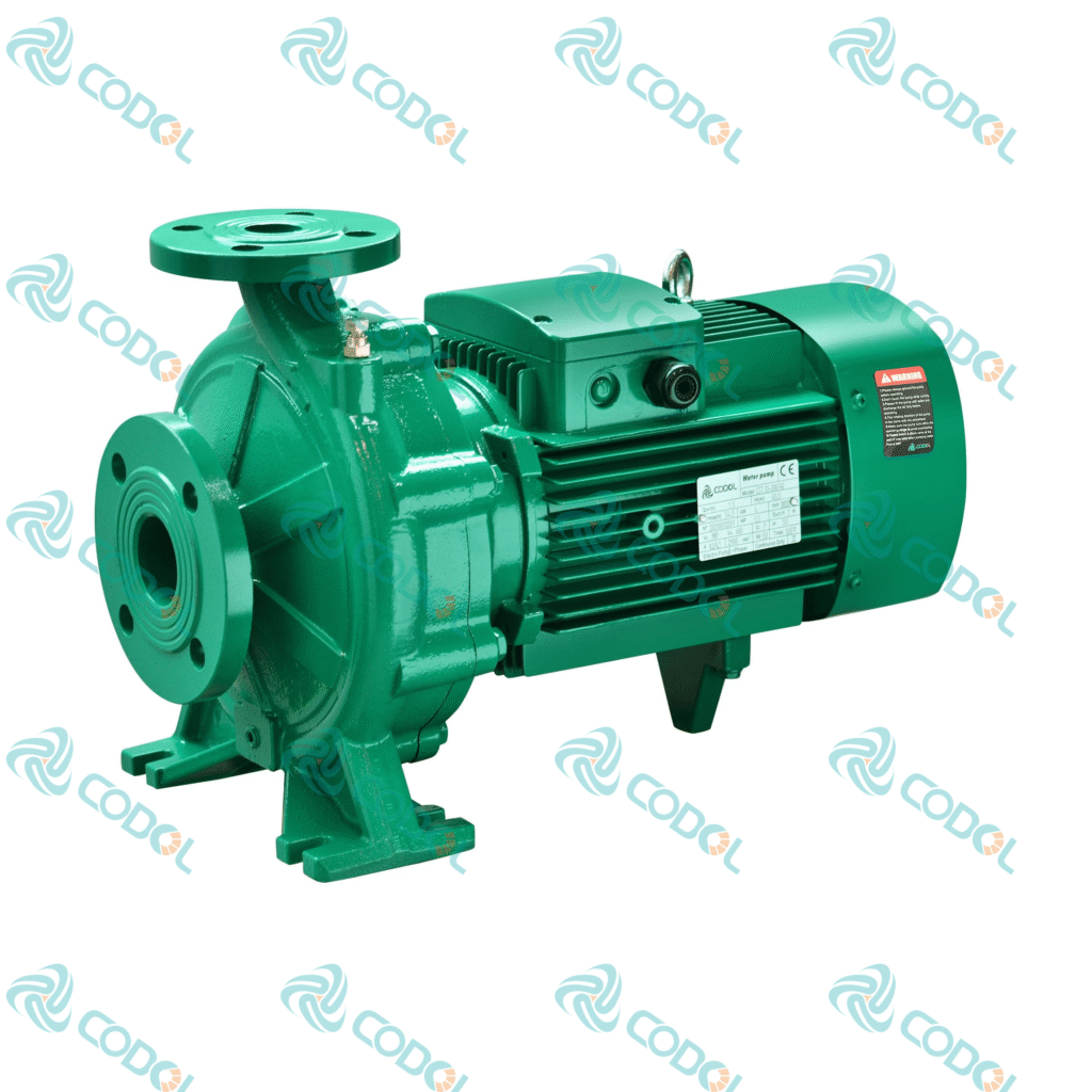 CST Series EN733 standard end suction centrifugal pump for industrial water supply and pressure boosting.