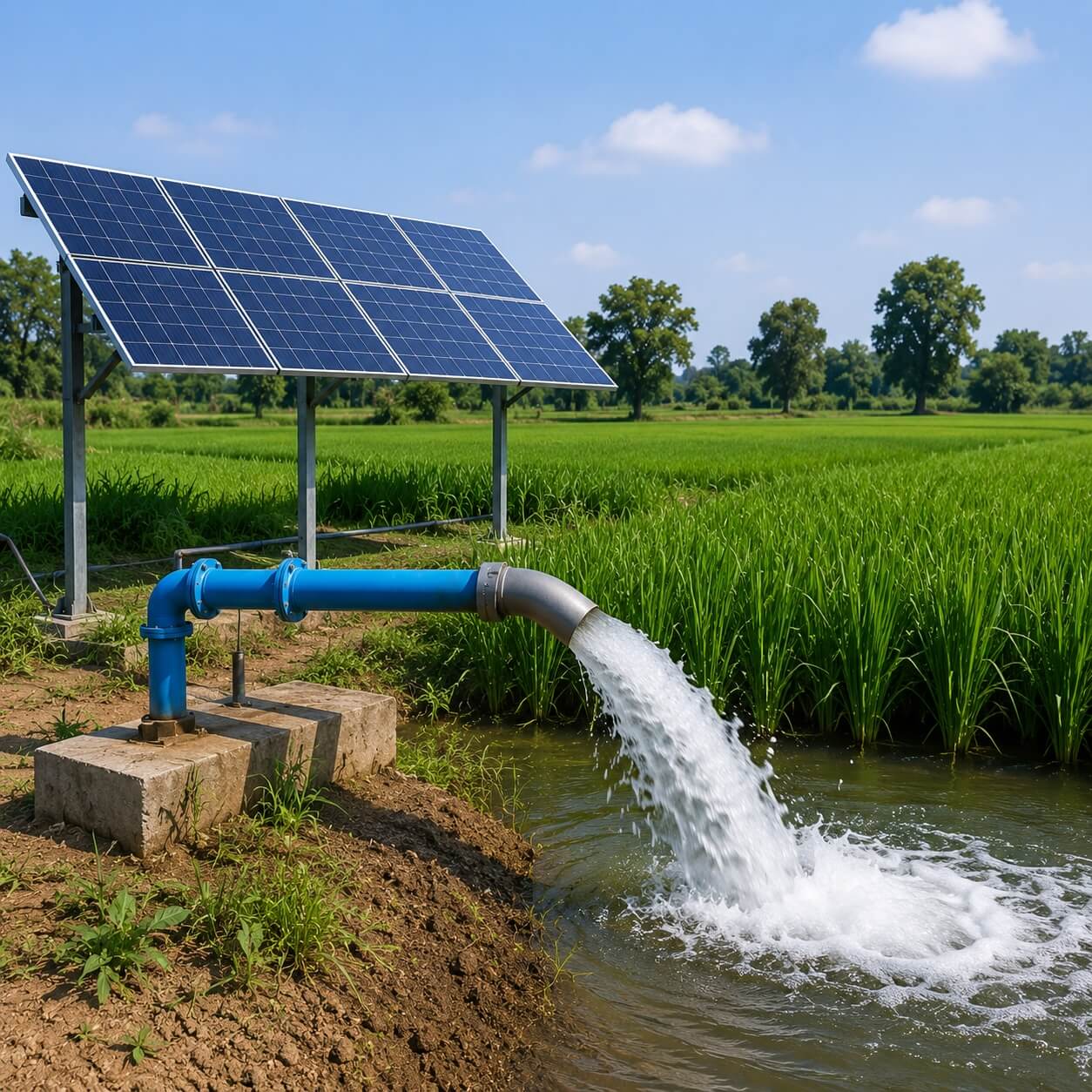 Solar Powered Irrigation System
