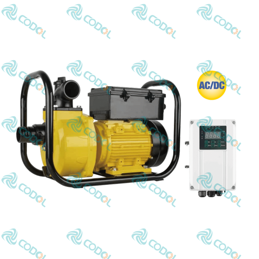 CODOL CDSU hybrid AC DC solar centrifugal surface pump for agricultural irrigation