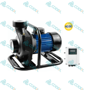 CODOL CHF hybrid AC DC stainless steel solar deep well pump with external MPPT controller